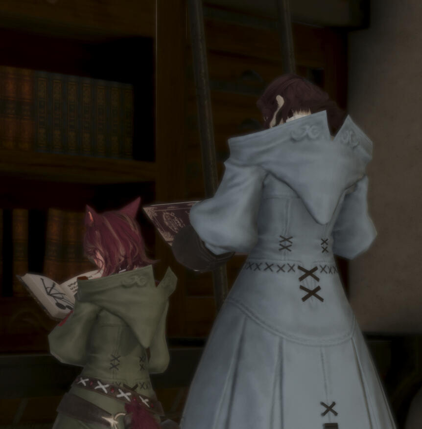 With her mentor and adoptive mother, Thubyrgeim